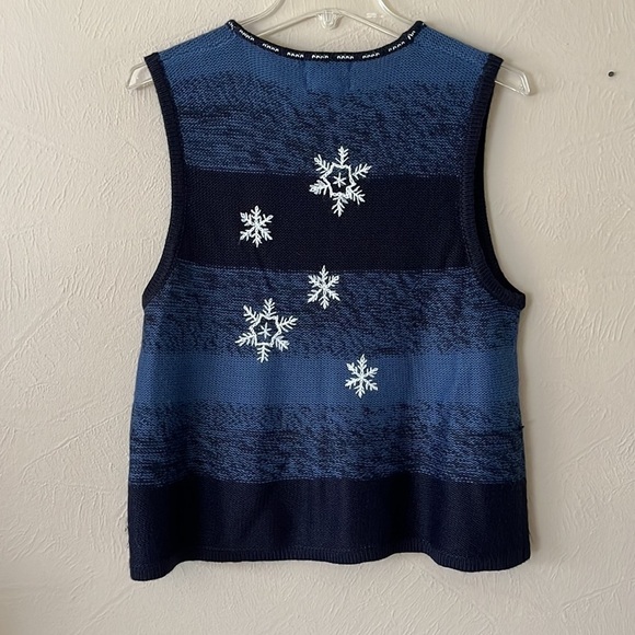 Christopher & Banks Hand Embroidered Wool Blend Vest Size S - Picture 3 of 10